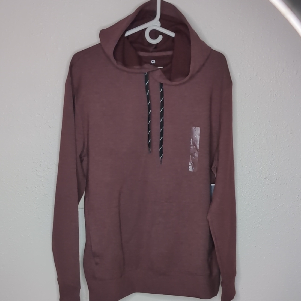 Maroon Hoodie with Drawstring
